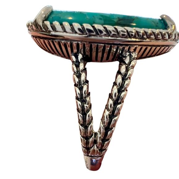 EFFY ENY Women's Sterling Silver & Turquoise Ring 7 NWT - Picture 5 of 9